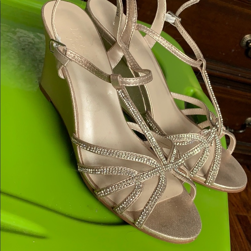 Wedge strappy sandals